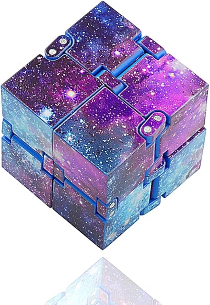 Fingertip Cube Mini Abs Infinity Cube For Stress Relief Fidget Anti Anxiety Stress For Kids Adult Edc Toy Amazon Co Uk Kitchen Home