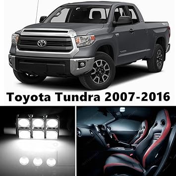 Skylightauto 16pcs Led Premium Xenon White Light Interior Package Deal For Toyota Tundra 2007 2017