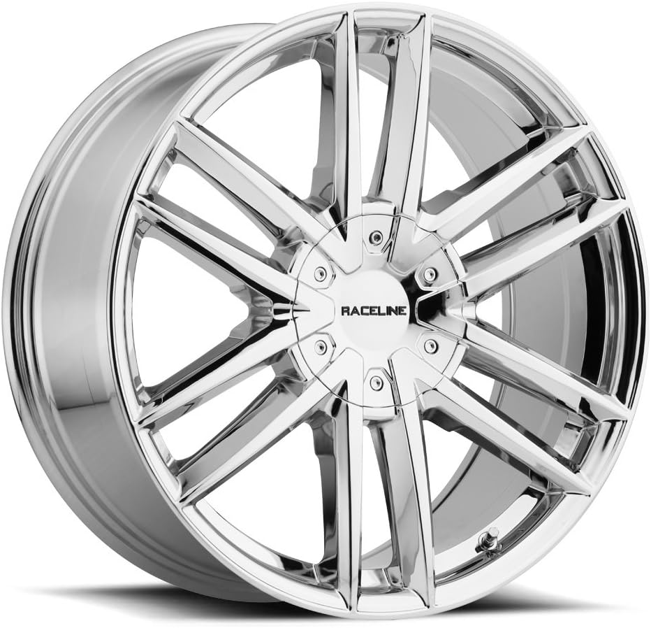158 IMPULSE Chrome 22" x 9.5", 15 Offset, 5x120.65 Bolt Pattern, 74.1mm Hub