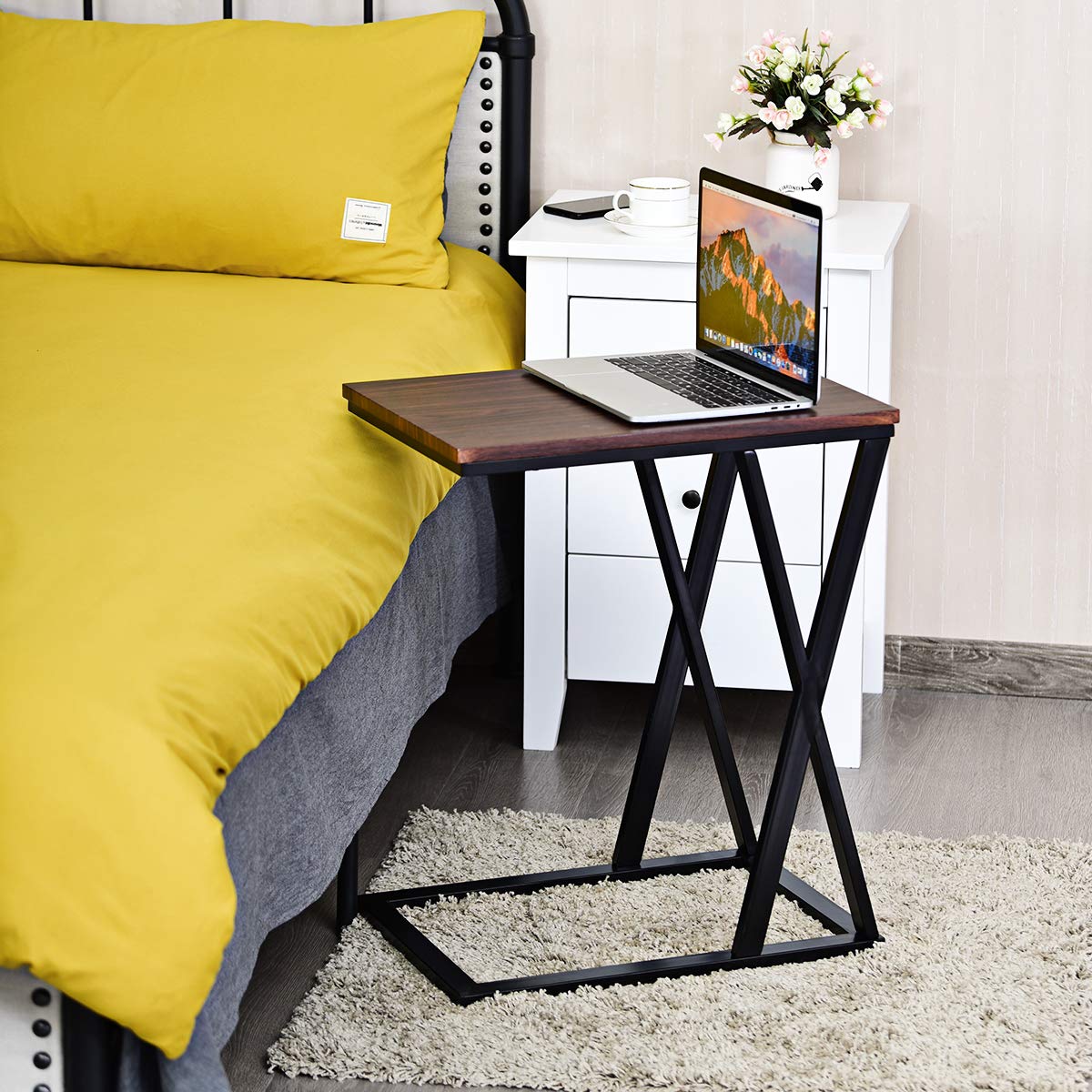 Blitzzauber24 Tavolino Laterale Per Salotto Tavolino Per Camera Da Letto 50x30x60 5cm Arredamento E Illuminazione Cancelleria E Prodotti Per Ufficio Zlineproducts Com