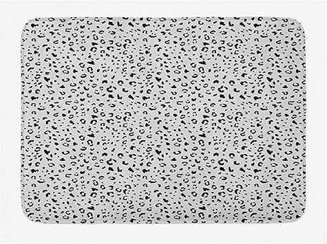 JHDF Alfombrilla de baño de Leopardo de Las Nieves Fauna Salvaje Moda