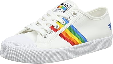 gola rainbow trainers white