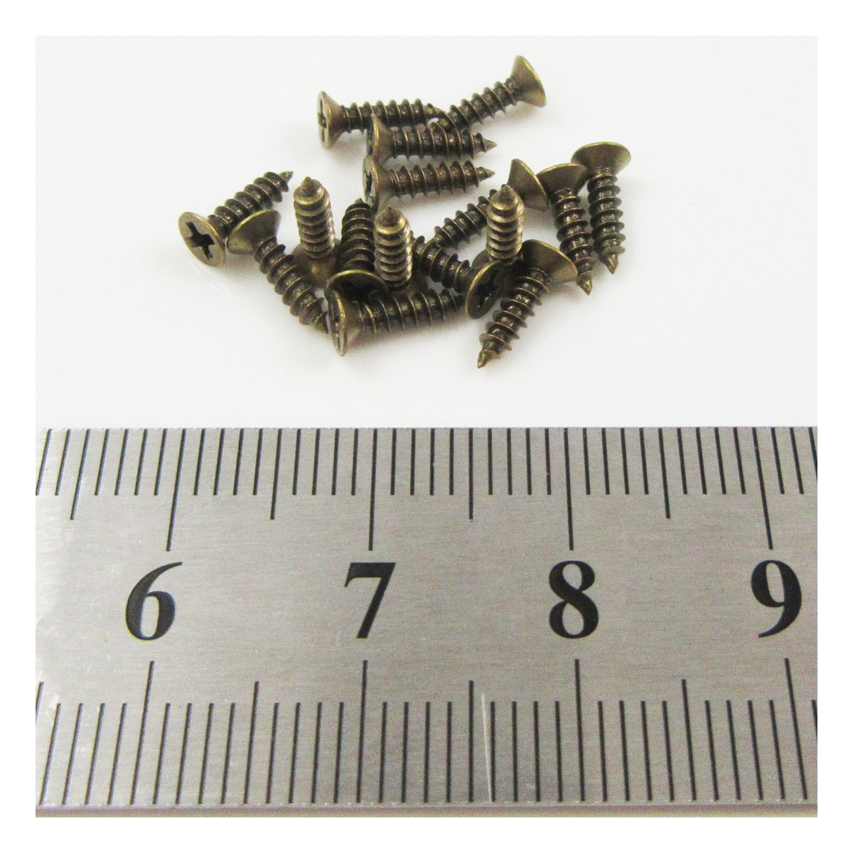 2mm x 8mm STEEL POZI SCREWS DOLLSHOUSE TINY MICRO MODEL MINIATURE