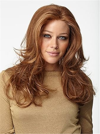 Oysrong Elegant Women Blond Shoulder Length Curly Wavy Fluffy