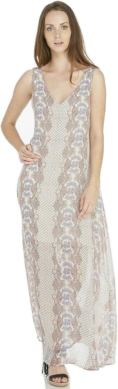 lace up back maxi dress