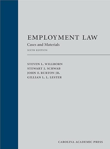 Download Employment Law: Cases and Materials PDF