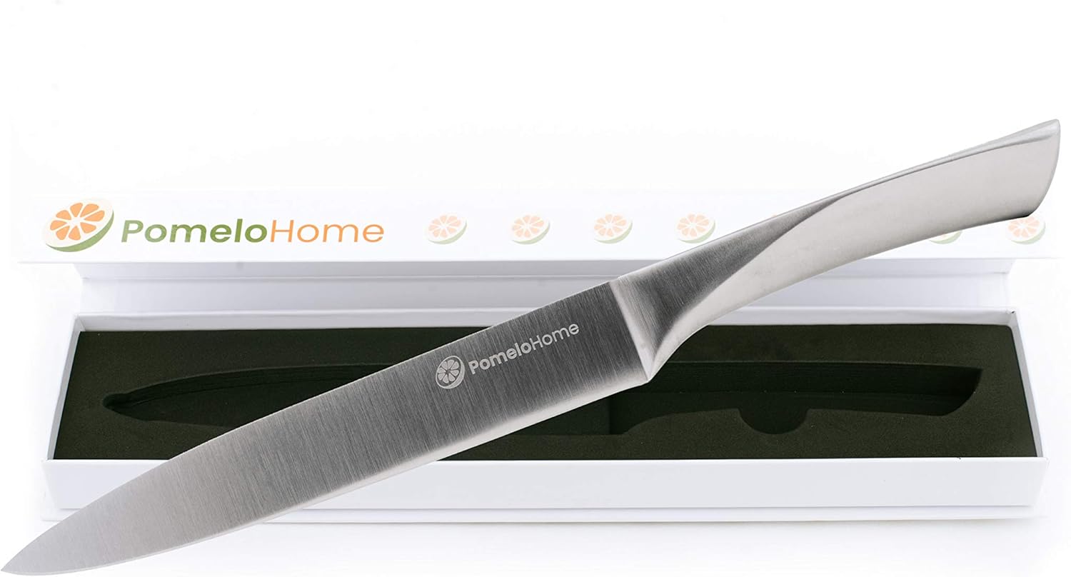 PomeloHome Carving Knife | 8" Stainless Steel Carving Knife | German High Carbon Steel: Kitchen & Dining