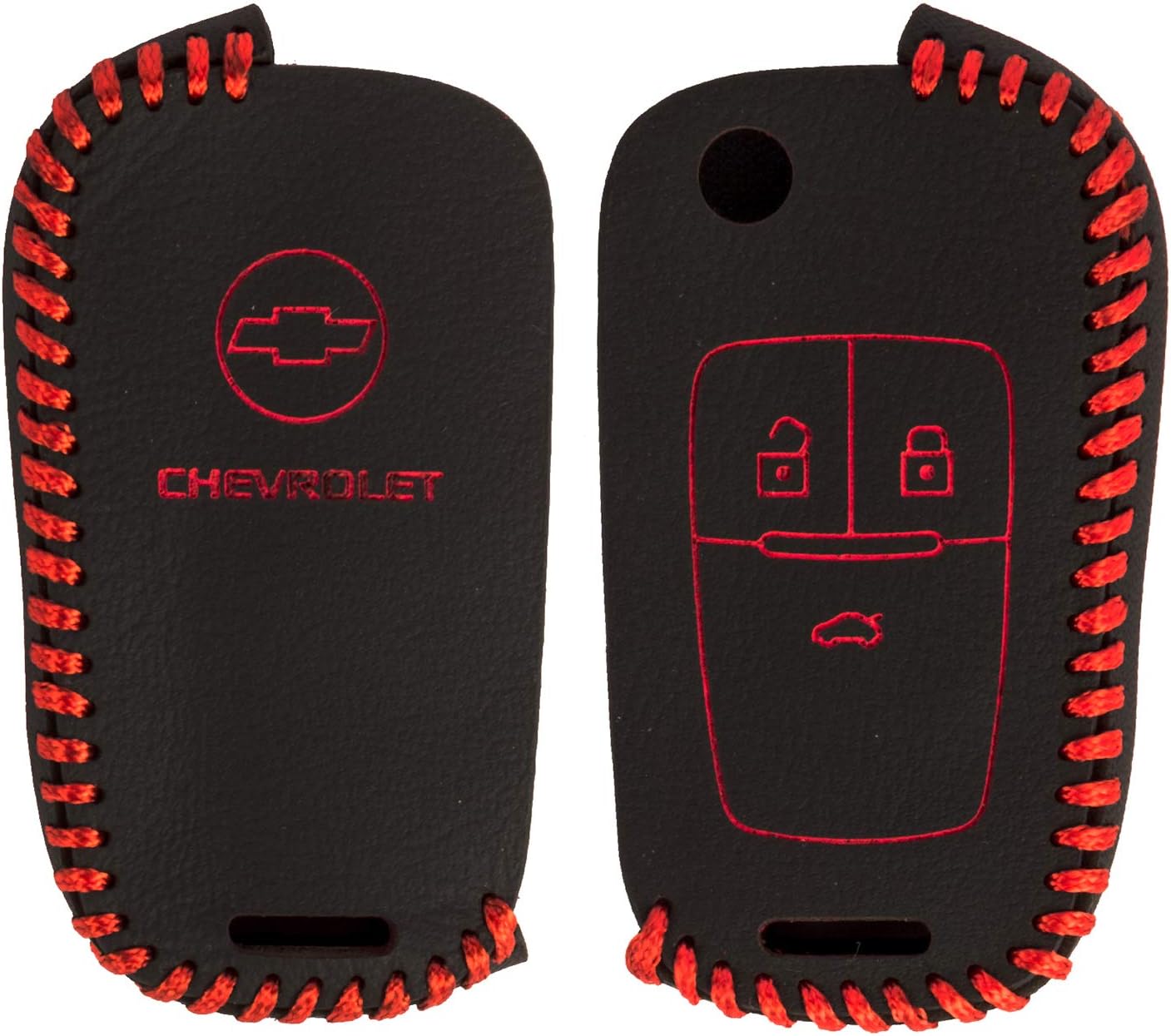 ACTO Car Leather Remote Key Cover for Chevrolet