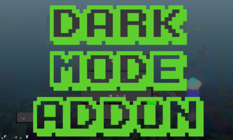 Amazon Com Dark Mode Addon For Minecraft Pe Appstore For Android