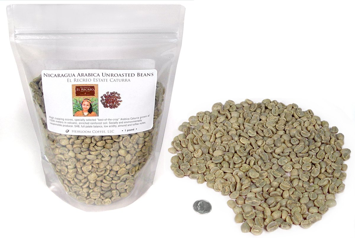 Nicaragua Arabica Unroasted Green Coffee Beans (1 LB) Buy Online in