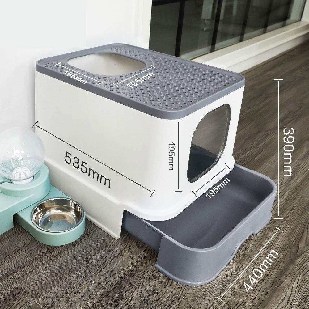Nologo 2020 Self Cleaning Cat Litter Box，AntiSplashing and