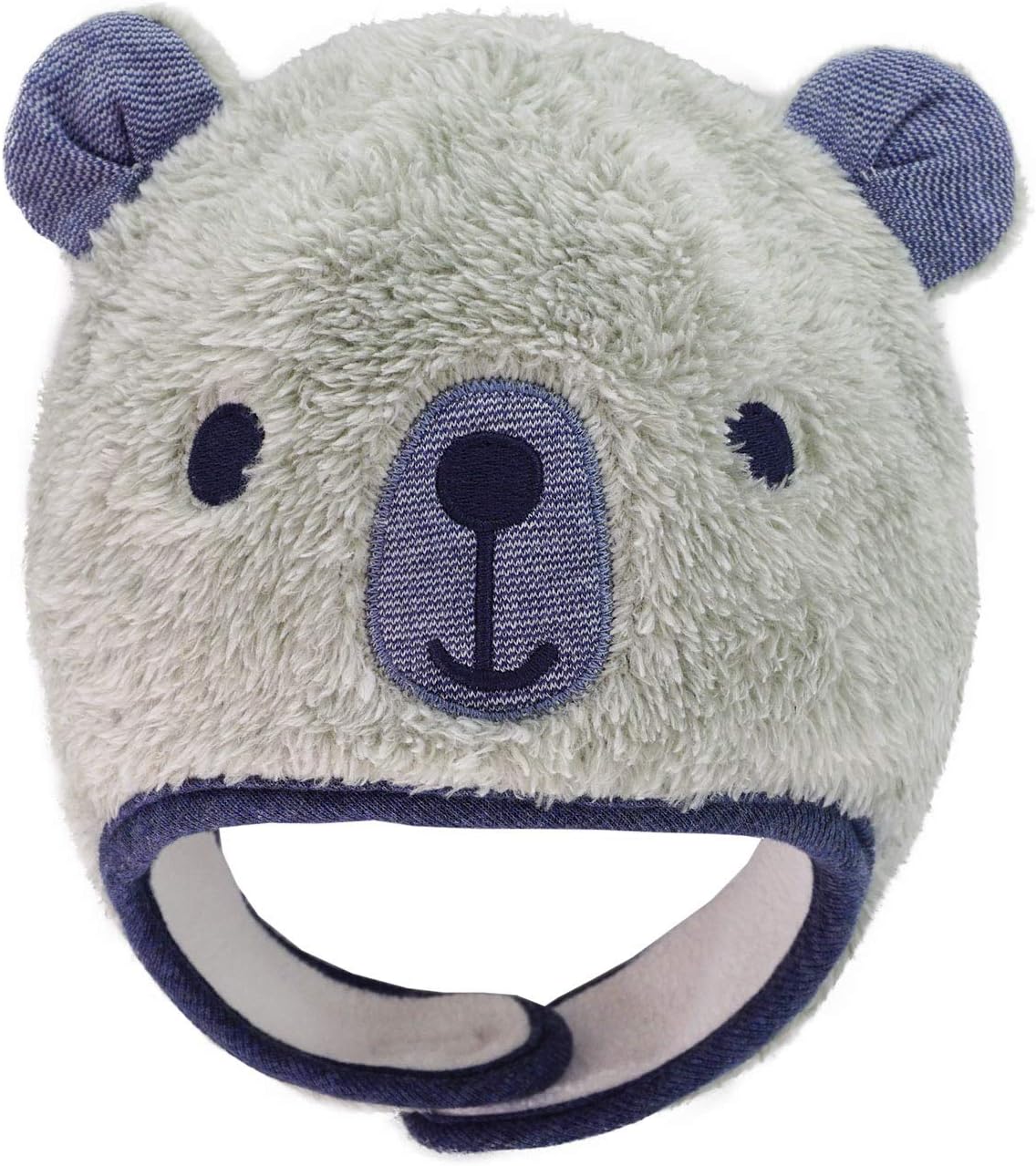 Ear Bomber Hats with Hook and Loop Chin Strap