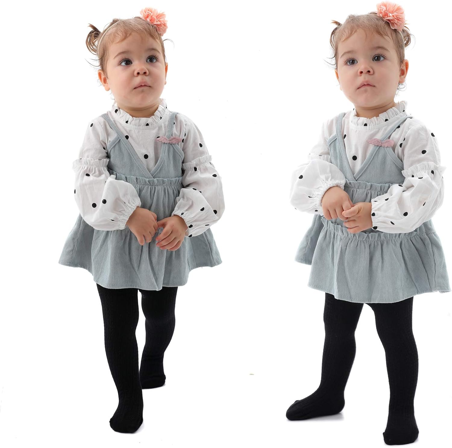 Epeius Baby Girls Tights Cable Knit Leggings Stockings Cotton Pantyhose for Newborn Infants Toddlers 3/6 Pack: Clothing