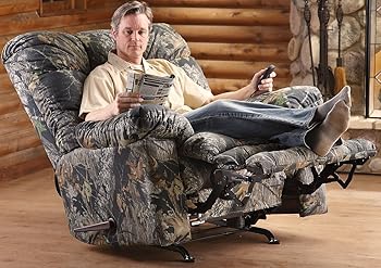 Finding Comfortable Recliners For Tall Men & Women (5'10" to over 6'2") 6 Catnapper Magnum Recliner Chair Mossy Oak
