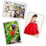 12 Pack Magnetic Wallet Picture Frames Holds 2