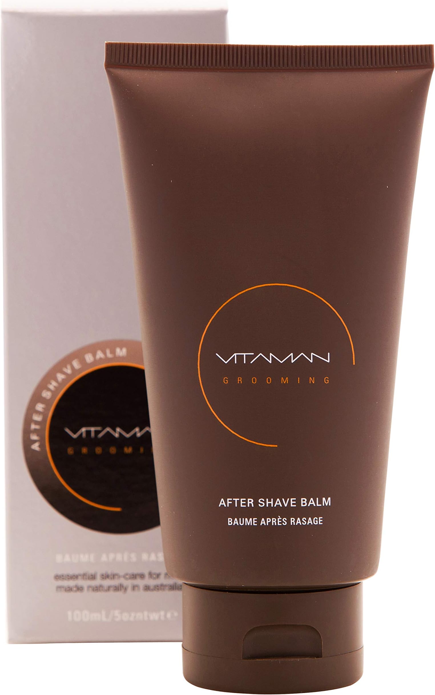 VITAMAN Non-greasy Aftershave Balm For Men - Aloe Vera and Spearment Leaf Formula - After Shave For Sensitive Skin