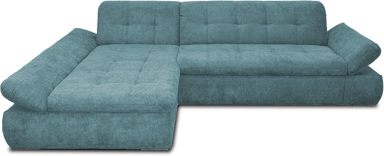 Domo Collection Ecksofa Moric / Eckcouch mit Bett / Sofa mit Schlaffunktion in LForm Couch mit