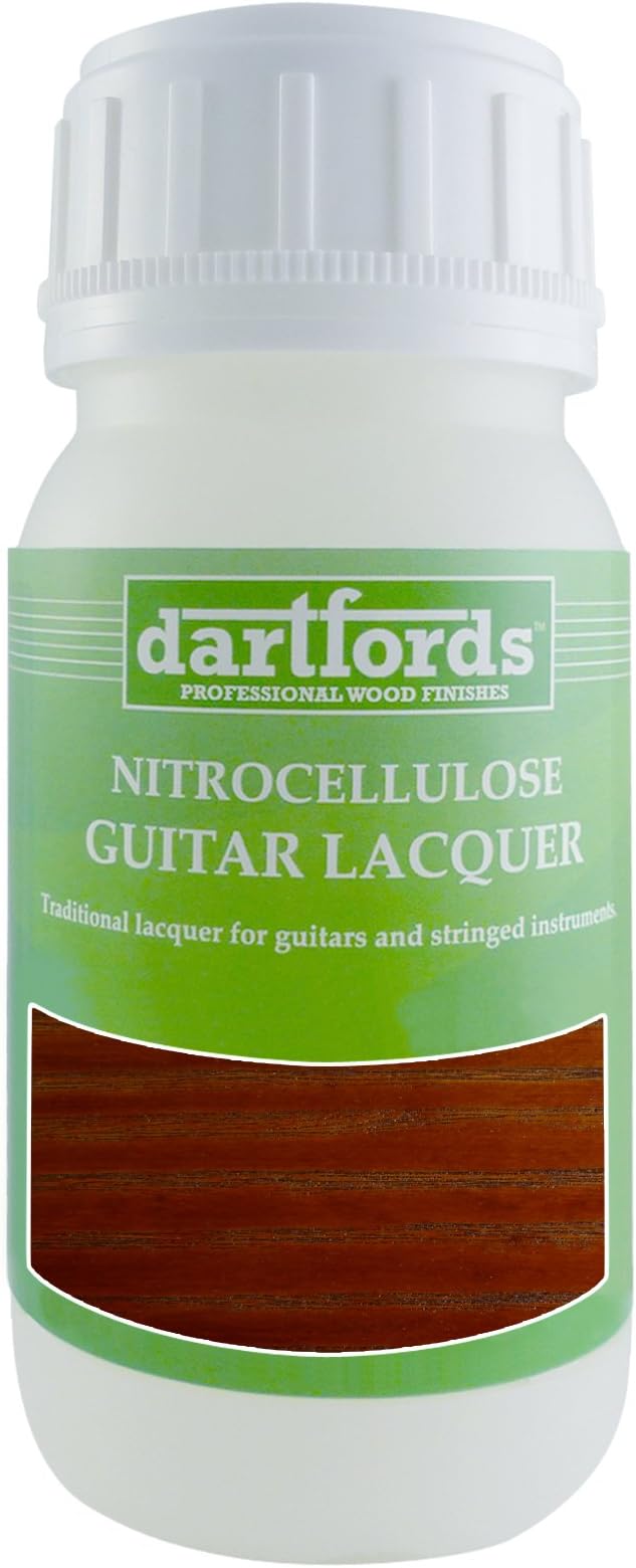 dartfords Dark Rich Mahogany Nitrocellulose Guitar Lacquer - 250ml Bottle
