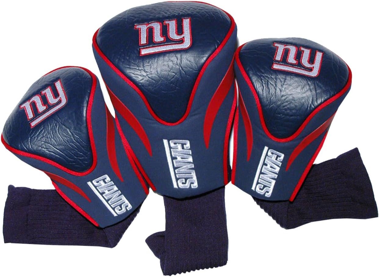 Team Golf NFL New York Giants Contour Golf Club Headcovers (3 Count), Numbered 1, 3, & X, Fits Oversized Drivers, Utility, Rescue & Fairway Clubs, Velour lined for Extra Club Protection : Sports Fan Golf Club Head Covers : Sports & Outdoors