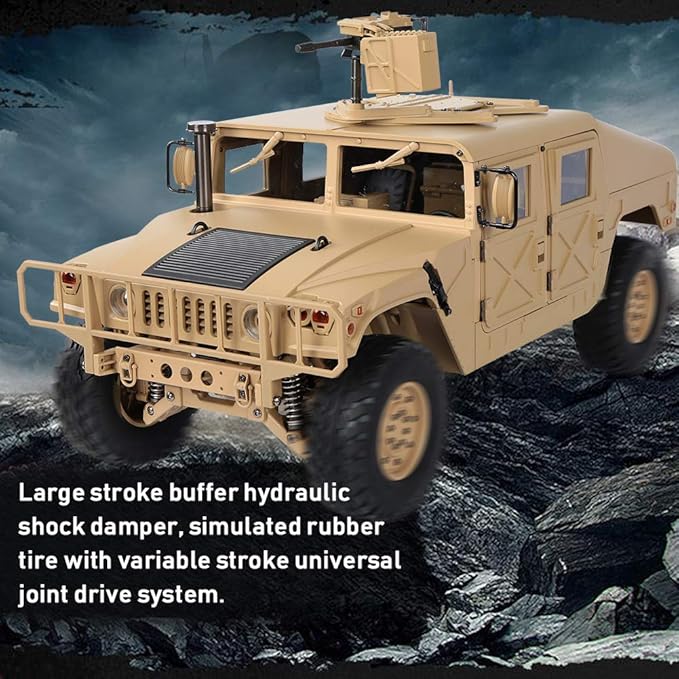 rc car hg p408 military humvee