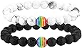 3er Set Regenbogen Armbänder - Bunte Pride Armbänder Für Festivals & Paraden