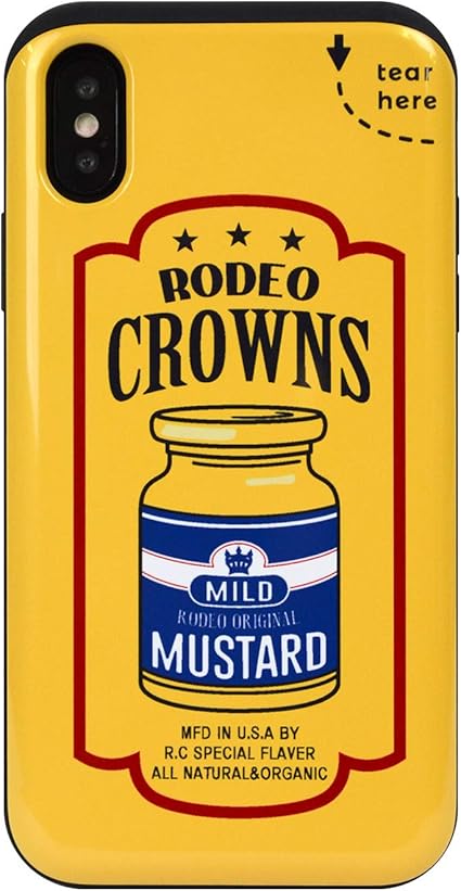 Amazon Co Jp Rodeo Crowns シェルケース Food Iphonex Xs ロデオクラウンズ カード収納型 背面ケース Iphone X Xs Iphonex Xs兼用 マスタード 家電 カメラ