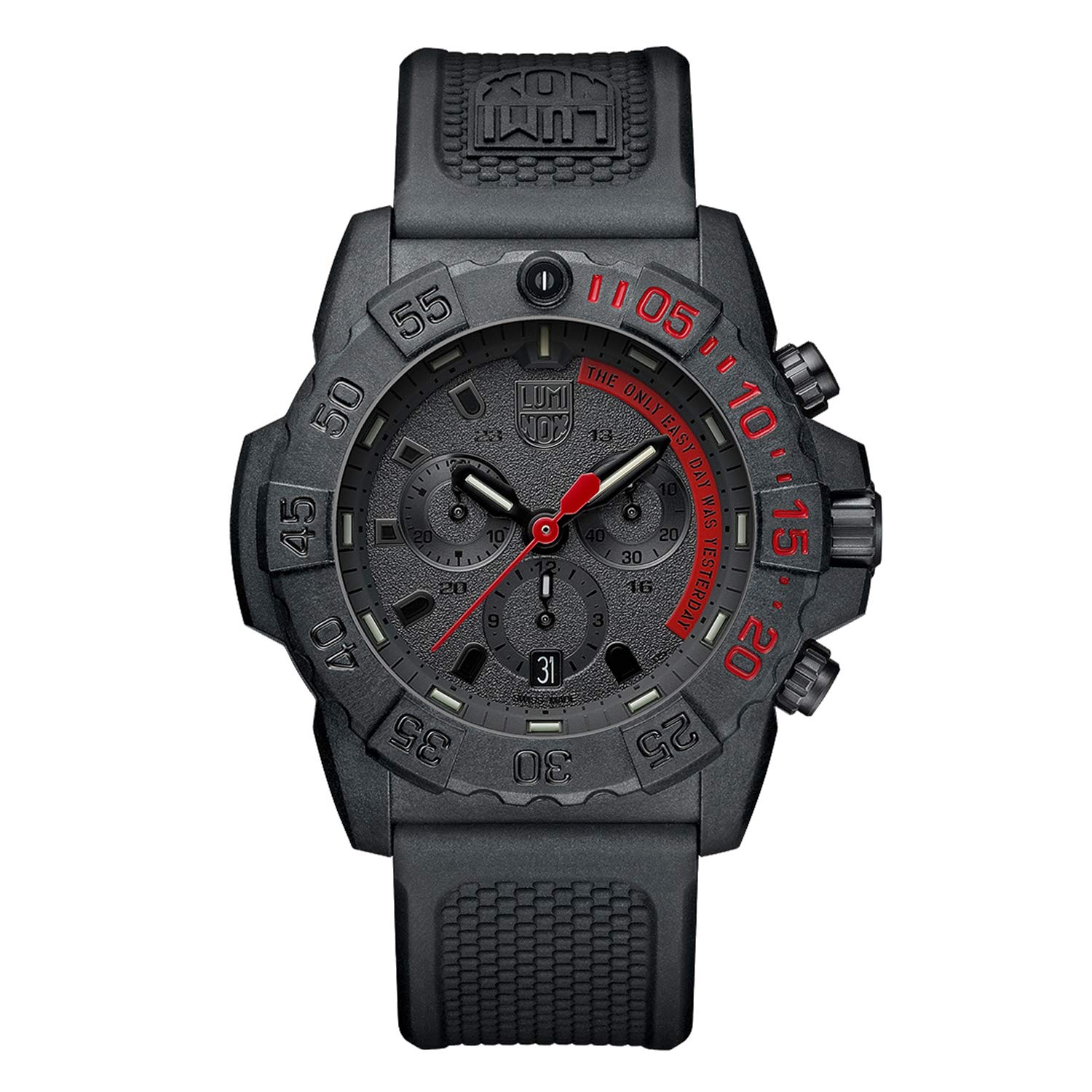 Luminox Navy Seal Mens Watch Chronograph Black 3581 Ey 3580 Series 0 Meter Water Resistant Ultra Light Weight Carbon Case Stop Watch Buy Online In Andorra At Andorra Desertcart Com Productid