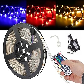 tira led rgb 5m 300 leds 5050 smd rgb