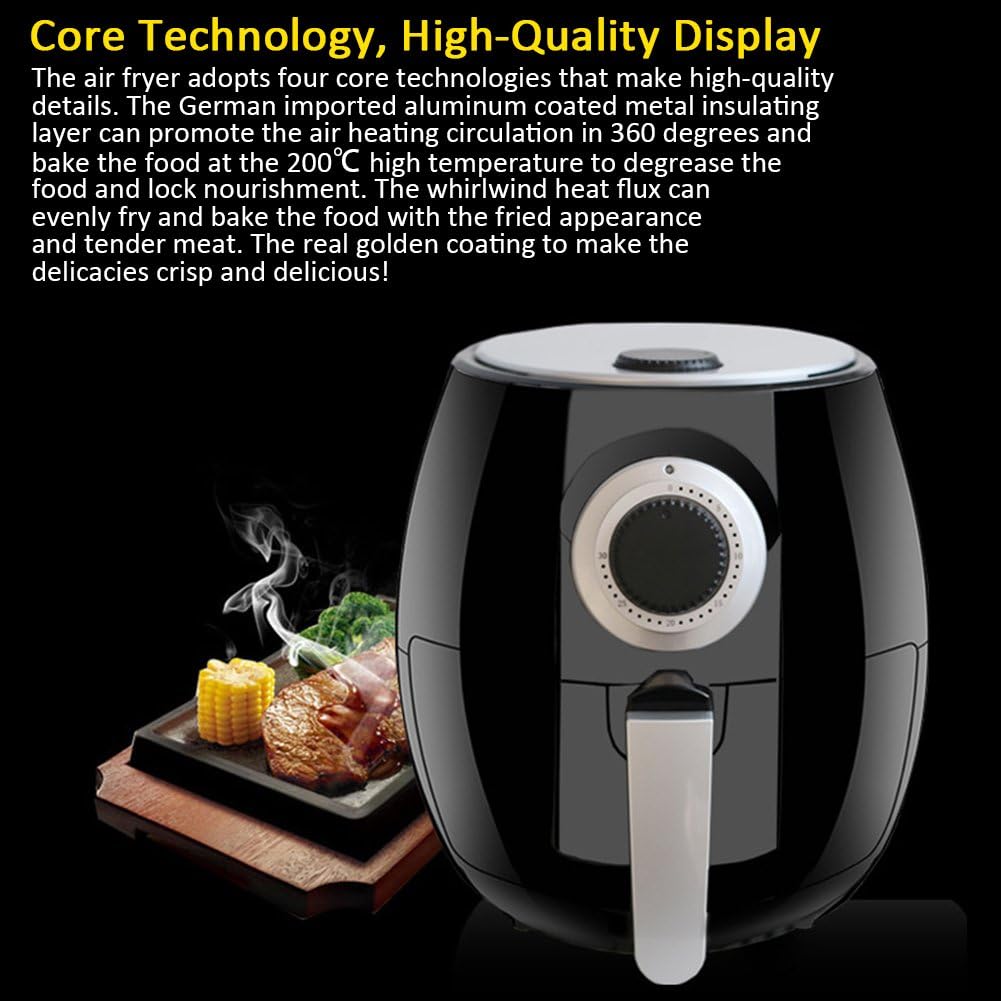 Freidora eléctrica con bajo contenido de grasa Freidoras sanas y ...