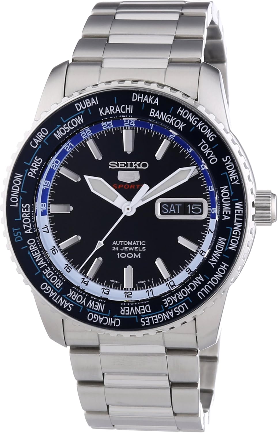 Seiko Herren-Armbanduhr XL Analog Automatik Edelstahl SRP125K1: Amazon