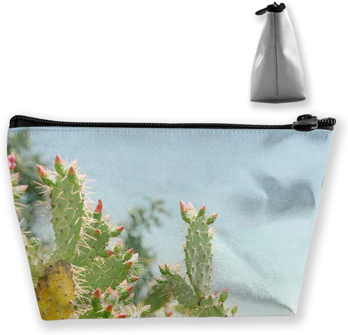 Cactus Thorn Multi-Functional Trapezoidal Storage Bag Toiletry Bag Zipper Receive Bag