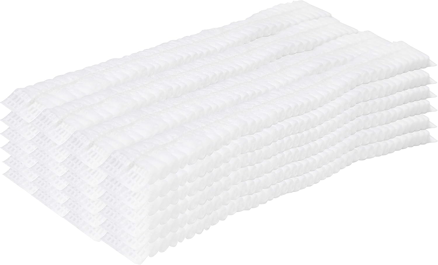 100 Pack White Mob Caps 21”. Hair Caps with elastic stretch band. Disposable Polypropylene Hats. Unisex Protective Hair Covers for food service. Breathable, Lightweight. Free size. Wholesale price.: Home Improvement