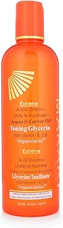Makari Extreme Karotten &amp; Argan Öl mit Glycerin zur Hautverschönerung 16,8oz - Feuchtigkeitscreme zur Aufhellung &amp; Straffung für Gesicht &amp; Körper mit OrganicarineTM