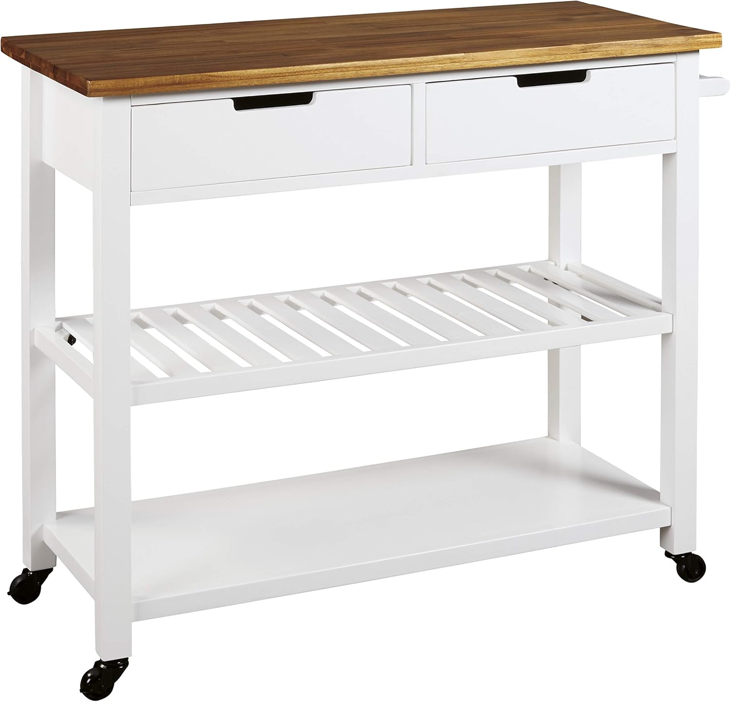 Best Country Kitchen Cart With Drop Leaf