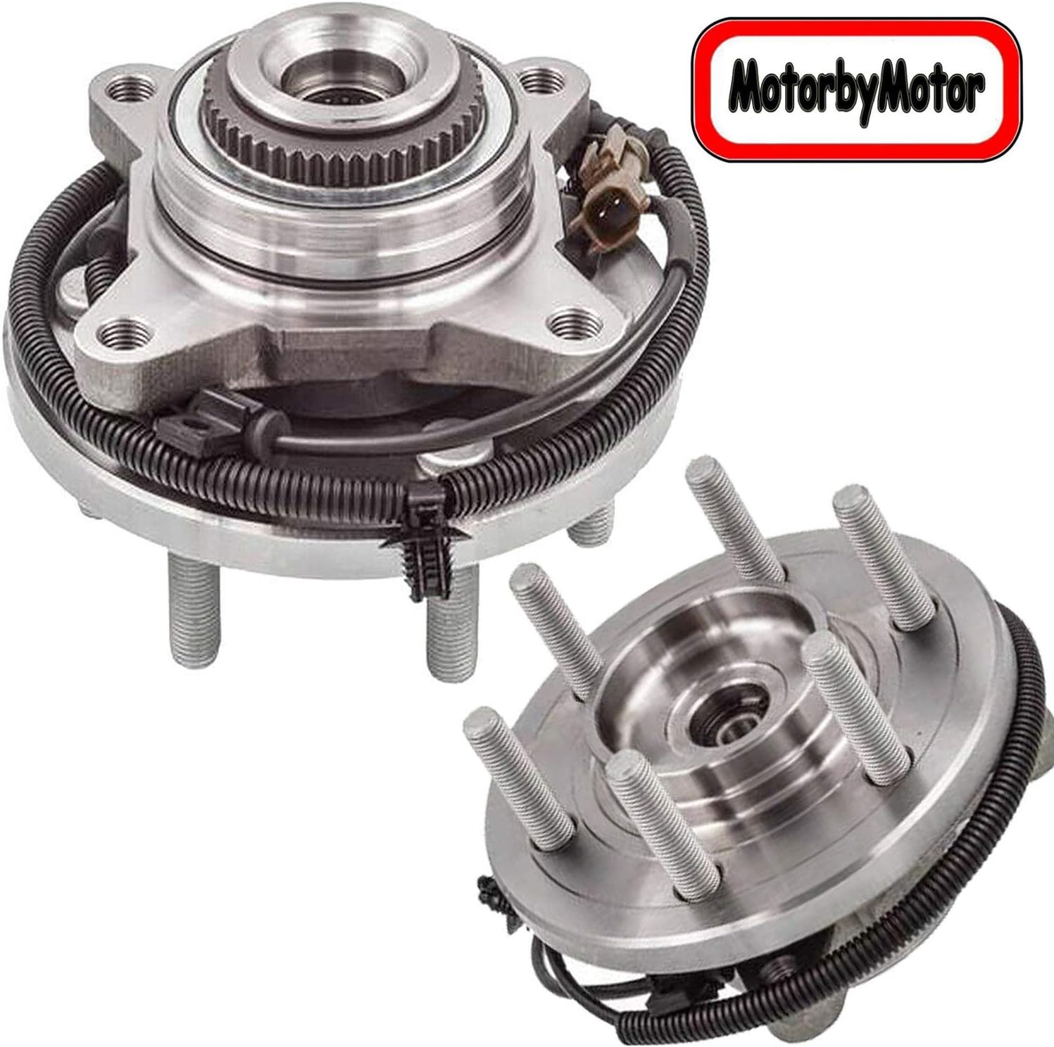 (4WD) Front Wheel Hub Bearing Assembly Fit 2015 2016 2017 Ford F150 (Excludes