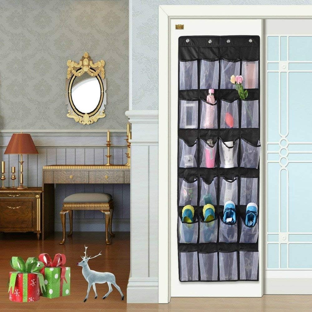 LINFON Über dem Tür-Schuh-Organisator über Tür-Schuhregal mit 24