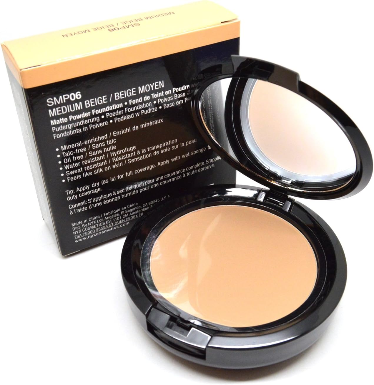 Stay Matte But Not Flat Powder Foundation HD STUDIO 0.26 oz. 7.5g (SMP06 : MEDIUM BEIGE)