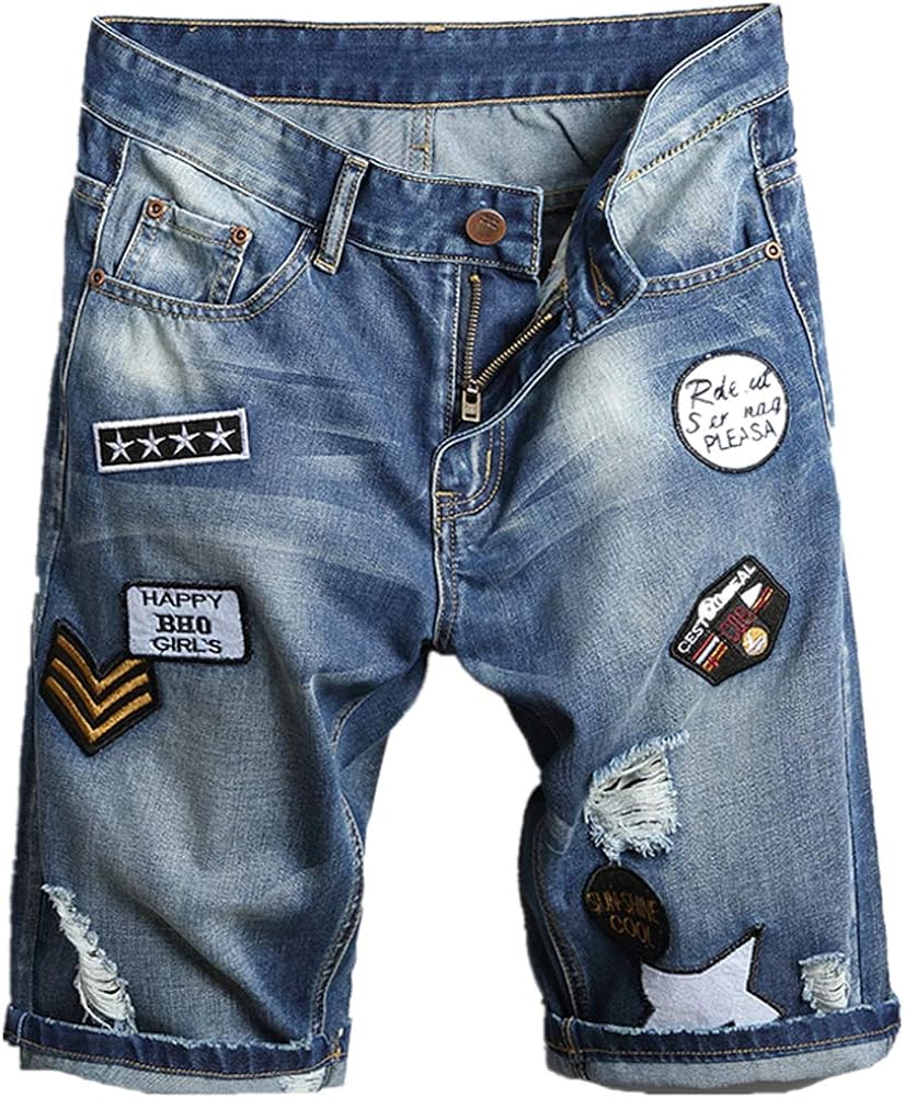 ripped up bermuda shorts