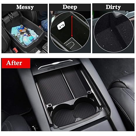 Alician For Tesla Model Smodel X Center Console Organizer