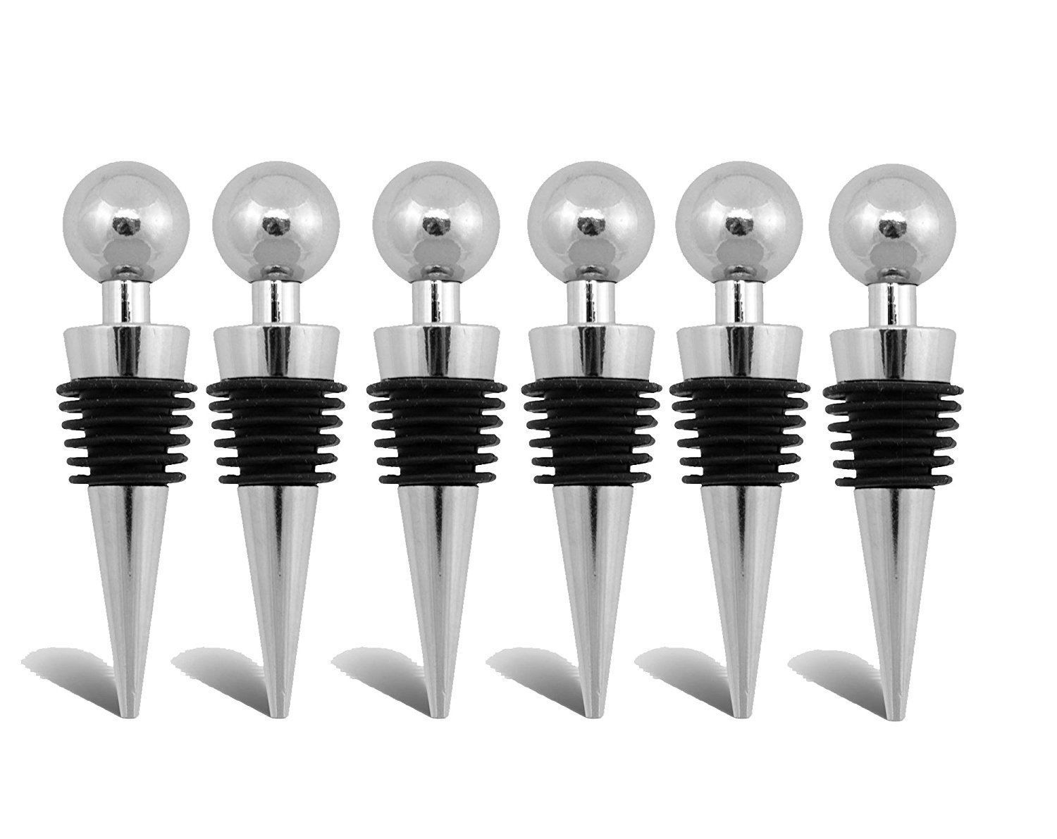 Buy Godskitchen Chrome Finish Wine Stopper Decorative Wine