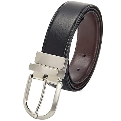black leather dress belt