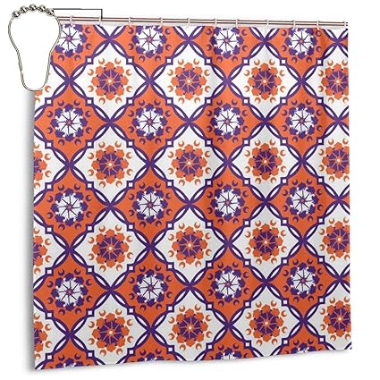 Amazon Com Decorative Easy Care Clemson Medallion Inch Repeat