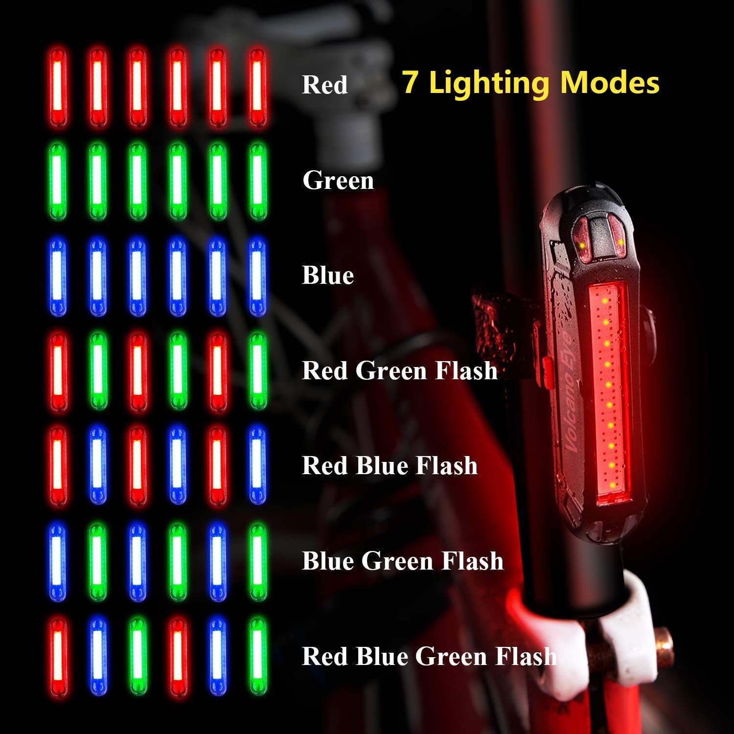 volcano bicycle light