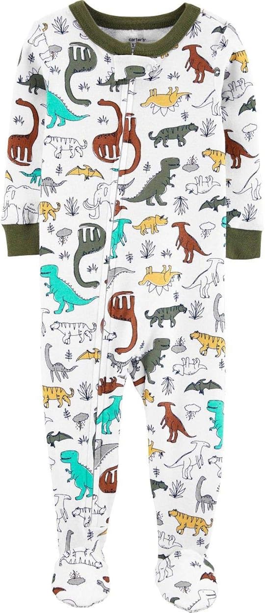 dinosaur footie pajamas baby