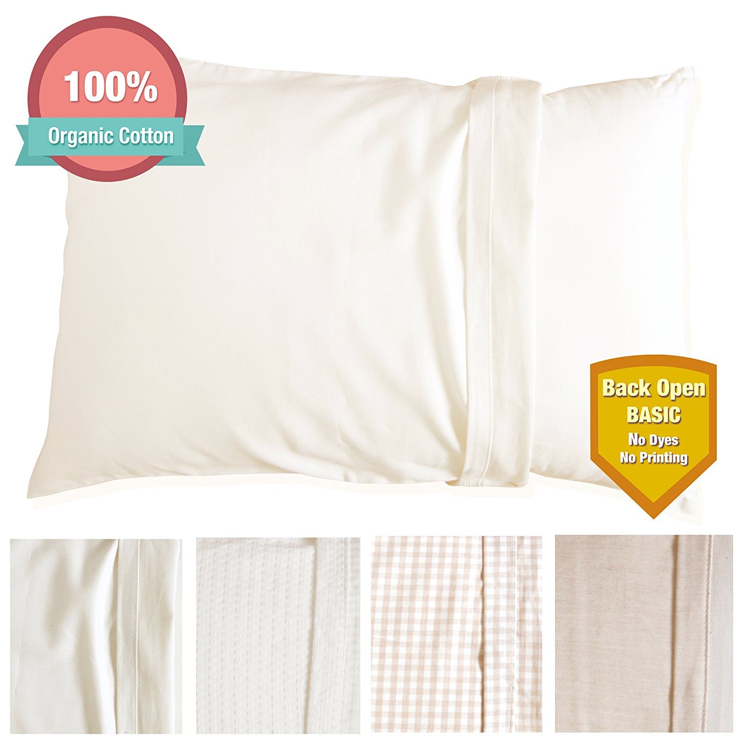 Alasville Shredded Latex Rubber Toddler Pillow Natural Organic