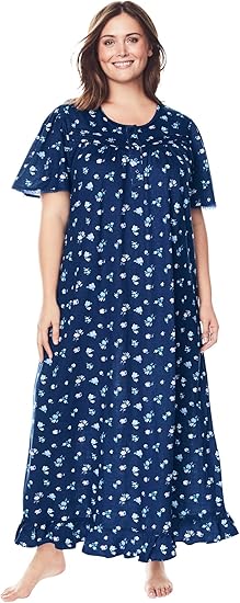 one piece cotton gown