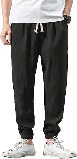 Amazon ロングパンツ 男の子 ハロンパンツ 麻 夏 無地 超薄型 メンズ 通気性 リラックスパンツ ロングパンツ 通販