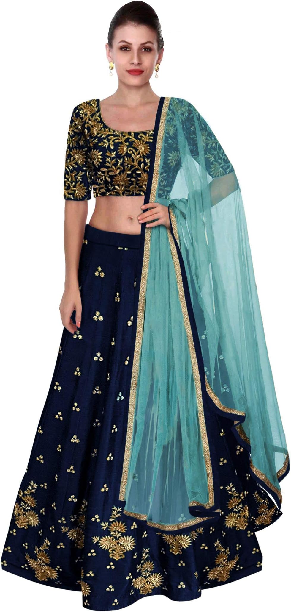 Shree Impex Women's Silk Lehenga Choli