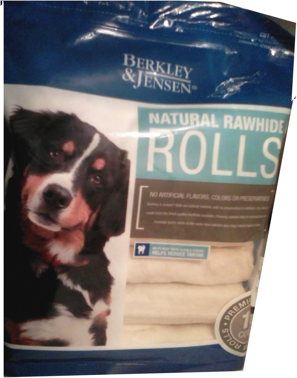 Berkley & Jensen Natural Rawhide Rolls Premium Rolls 18 Count