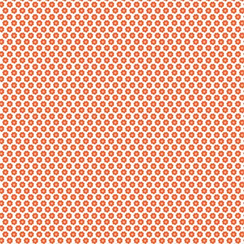 Michael Miller Fabrics Cotton Flannel Lil Buds Coral